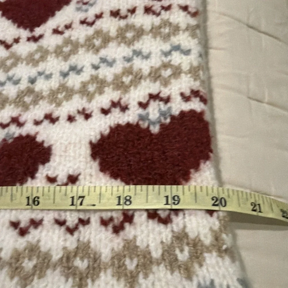 Pottery Barn Fair Isle Pillow Cover Easter/Valentines/Country Beige 20 X 20
